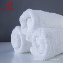 100% Cotton Soft Bath Towel 650 Gsm White Customized Logo Wholesale Hotel Bath Towels